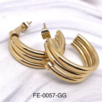 Серьги Stainless steel FE-0057-GG