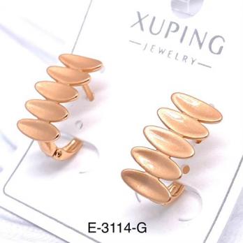 Серьги Xuping E-3114-G
