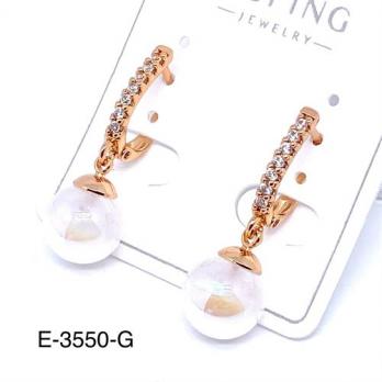 Серьги Xuping E-3550-G