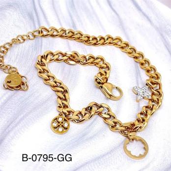 Браслет Stainless Steel B-0795-GG