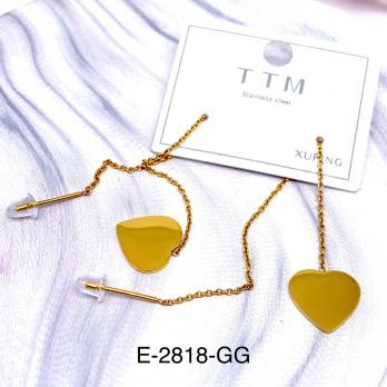 Серьги Stainless steel E-2818-GG