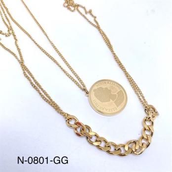 Цепочка Stainless Steel N-0801-GG