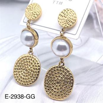 Серьги Stainless steel E-2938-GG