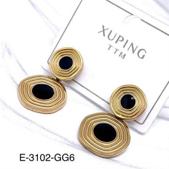 Серьги Stainless steel E-3102-GG6