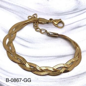 Браслет Stainless Steel B-0867-GG