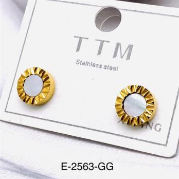 Серьги Stainless steel E-2563-GG