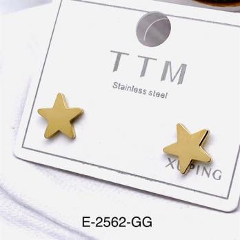 Серьги Stainless steel E-2562-GG