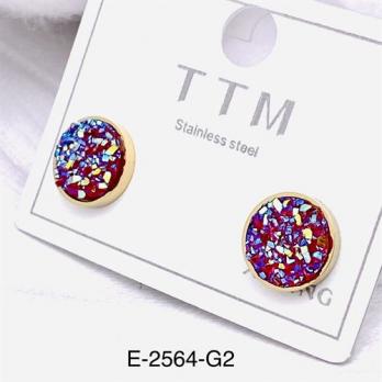Серьги Stainless steel E-2564-G2