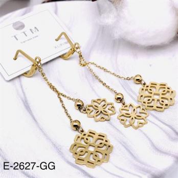 Серьги Stainless steel E-2627-GG