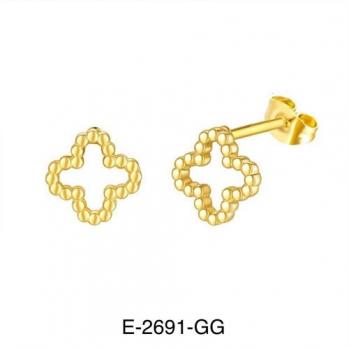 Серьги Stainless steel E-2691-GG