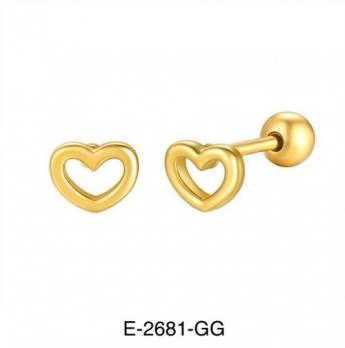 Серьги Stainless steel E-2681-GG