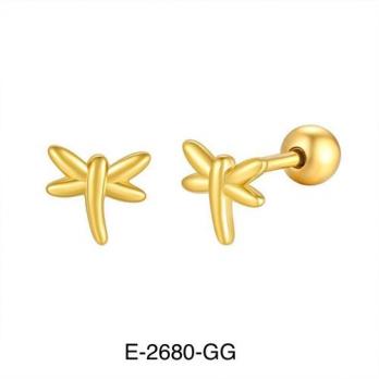Серьги Stainless steel E-2680-GG
