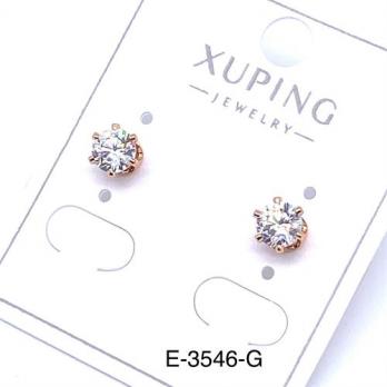 Серьги Xuping E-3546-G