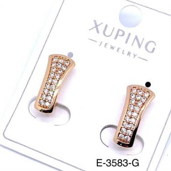 Серьги Xuping E-3583-G