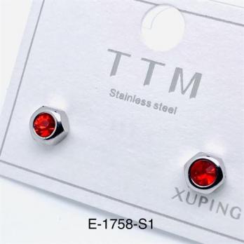 Серьги Stainless steel E-1758-S1