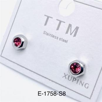 Серьги Stainless steel E-1758-S8